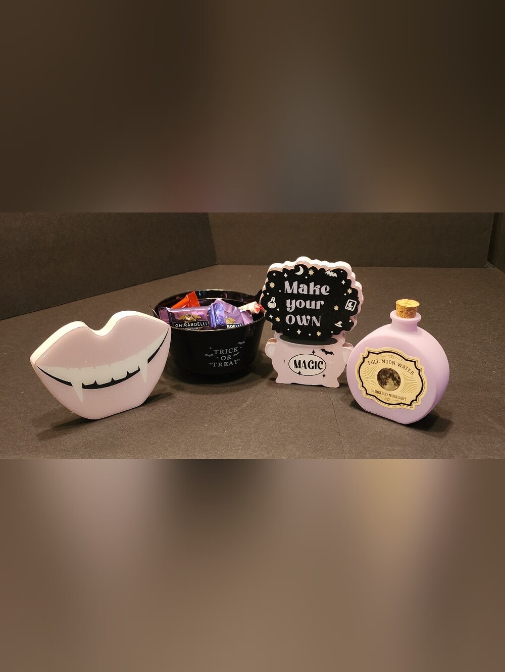All New Halloween Fun Vampire Display, 4 Pieces, Get Ready For Trick Or Treat!